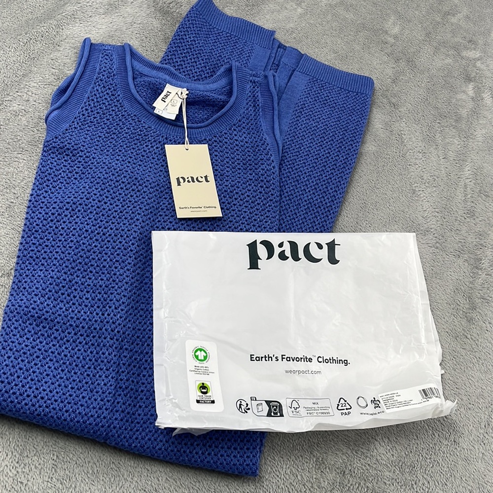 Pact Blue Women Swim Coverup